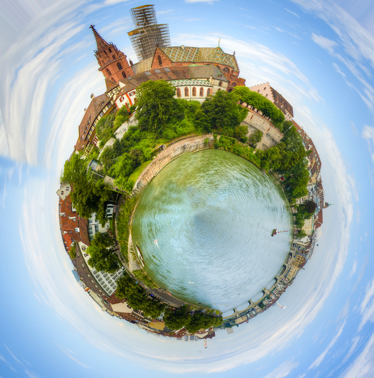 360 Degrees Photo of a Town